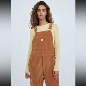 TNA Tan Corduroy Women's Overalls